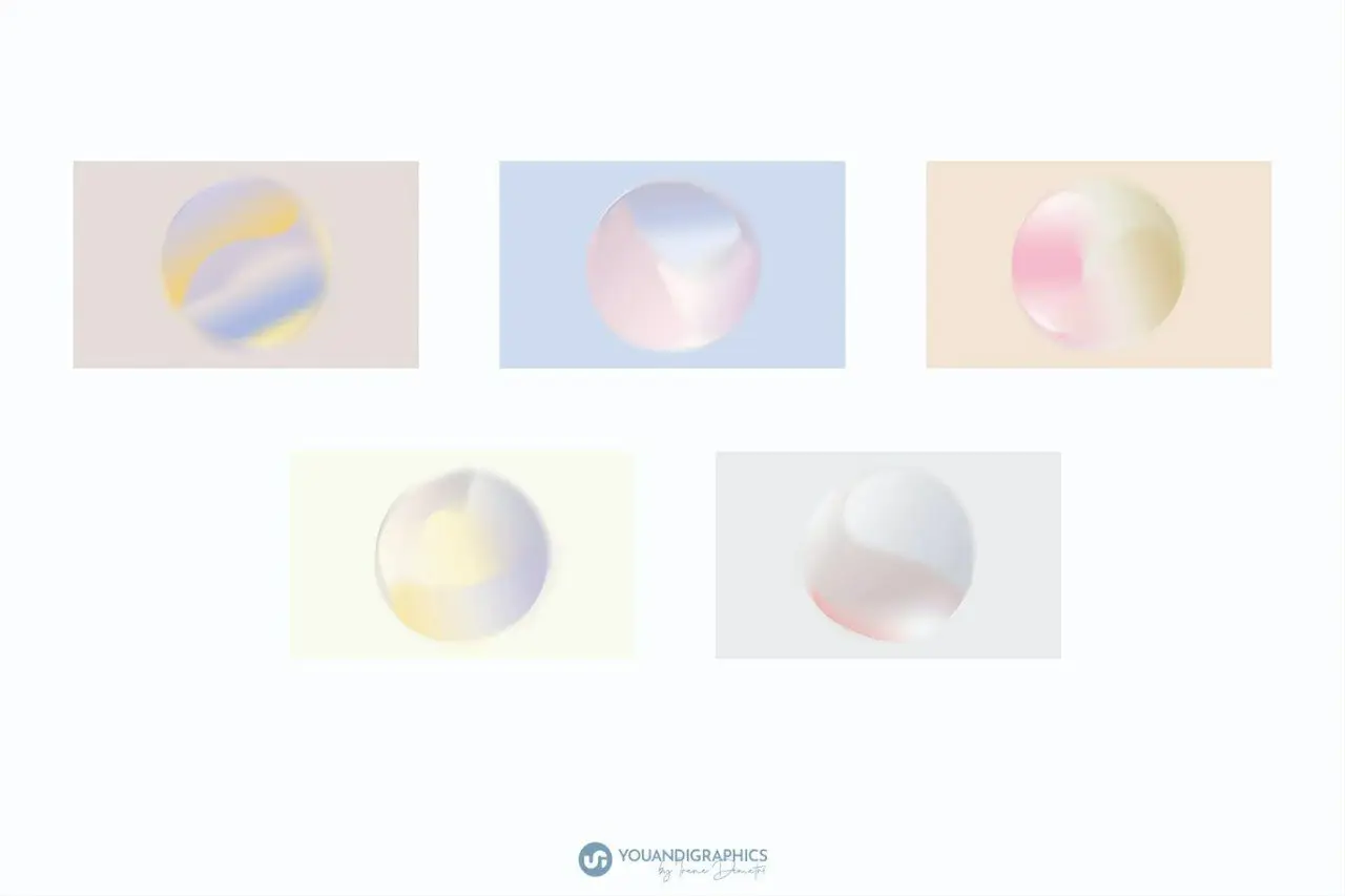 Gradient Spheres Backgrounds 3 gradient spheres backgrounds 4