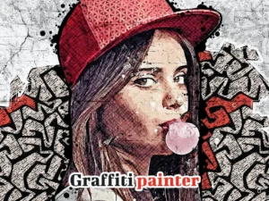 graffiti painter photoshop action1