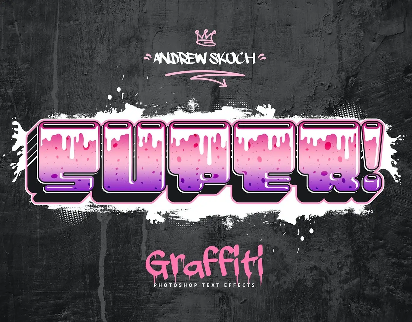 Graffiti Text Effects - 10 PSD - vol 3