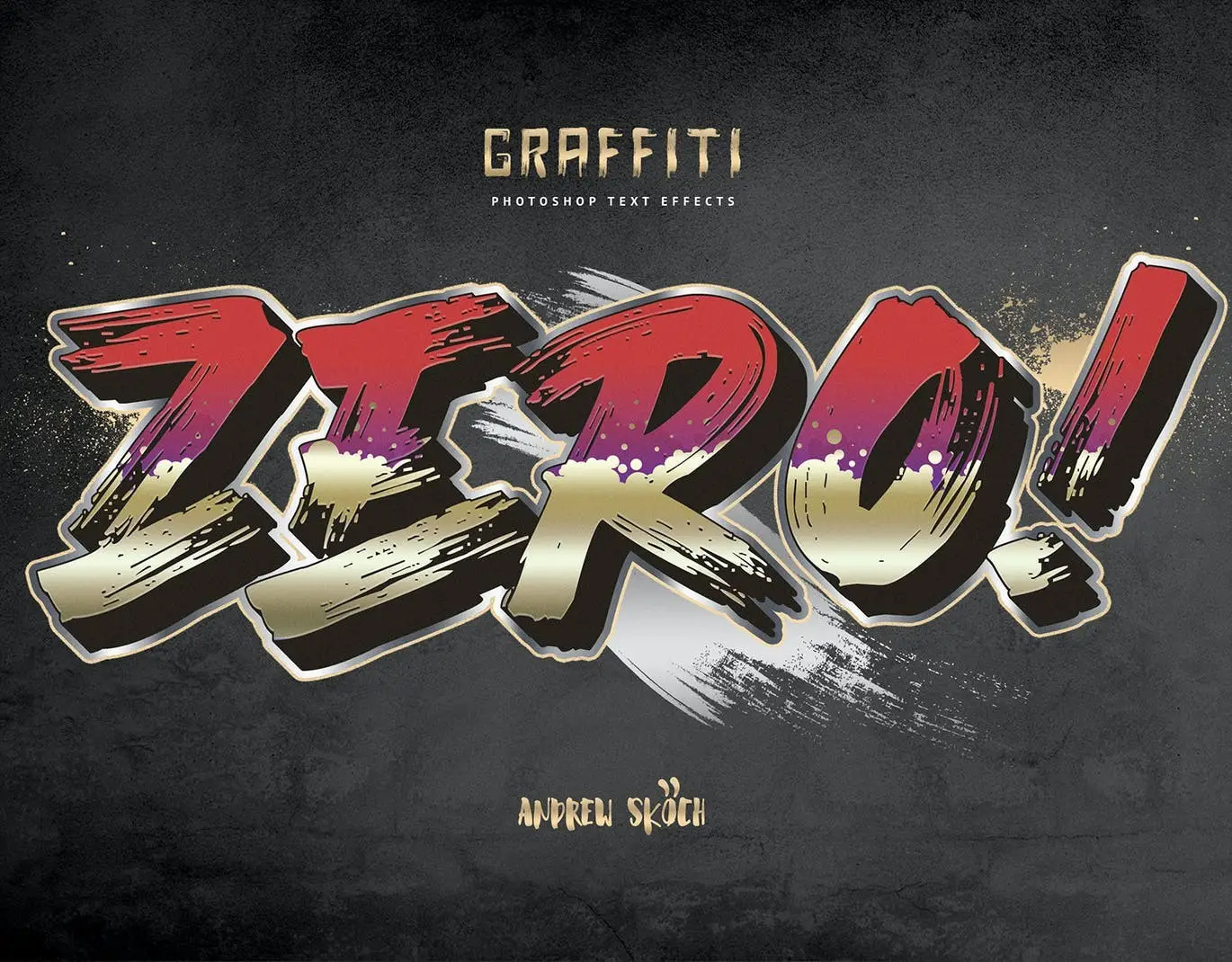 Graffiti Text Effects vol 4