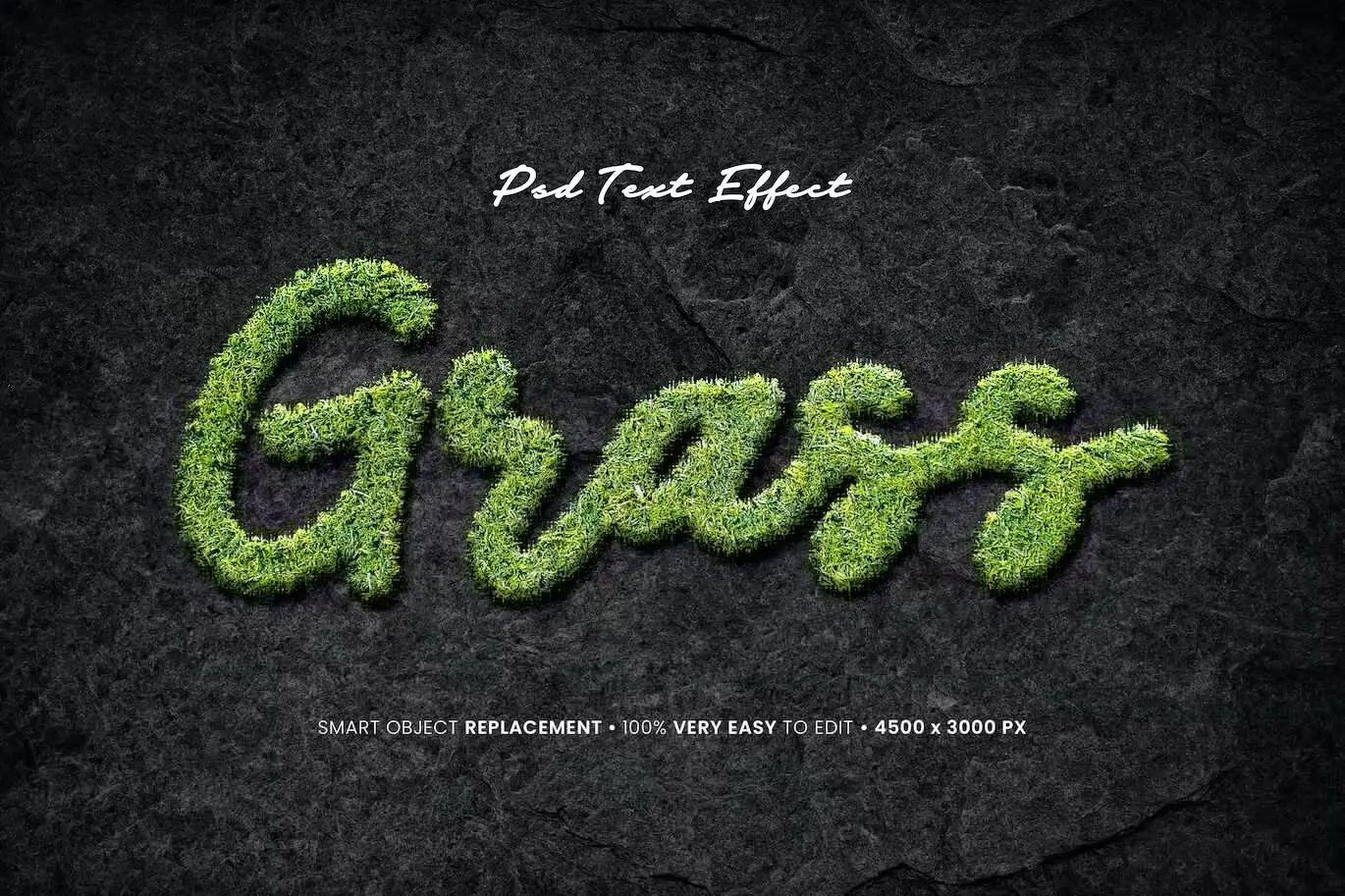 Grass Text Effect Realistic 4 grass text effect realistic1jpeg