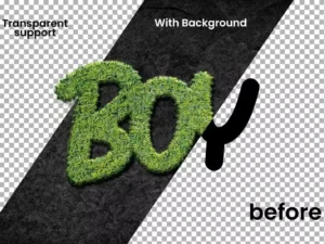 grass text effect realistic2jpeg