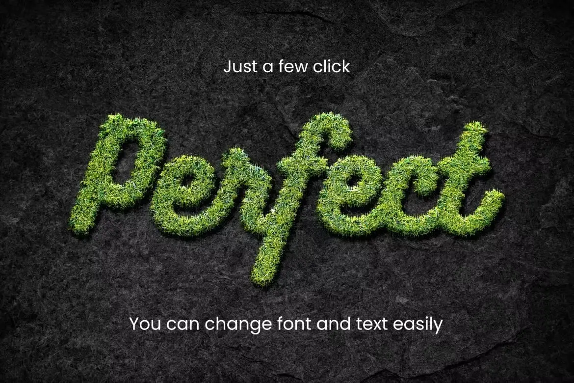 Grass Text Effect Realistic 3 grass text effect realistic3jpeg
