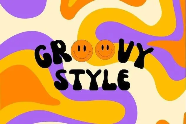 Groovy Night 6 groovy font by d4siky9e 2 1
