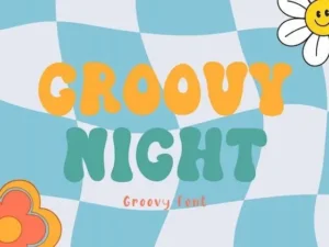 groovy font by d4siky9e