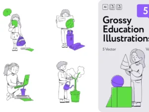 grossy education illustrations2 1