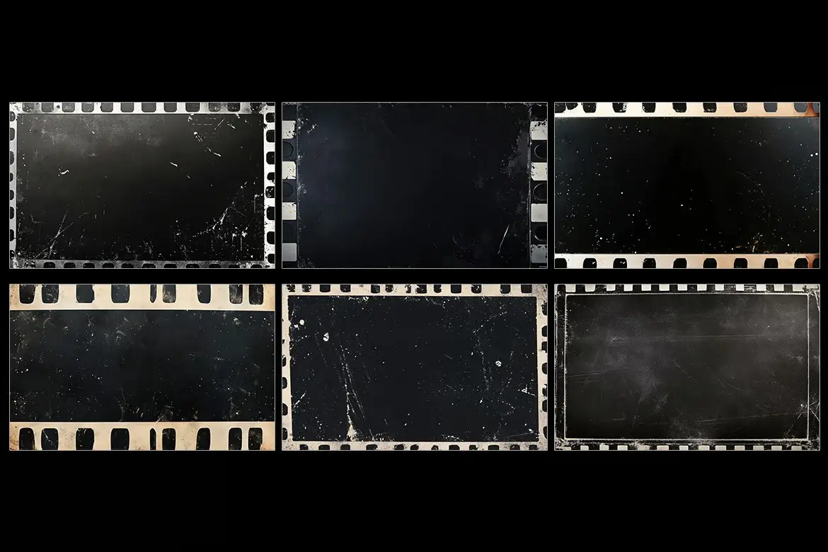 Grunge Old Film Frame Effect