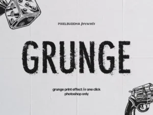 grunge print effect for photoshop1