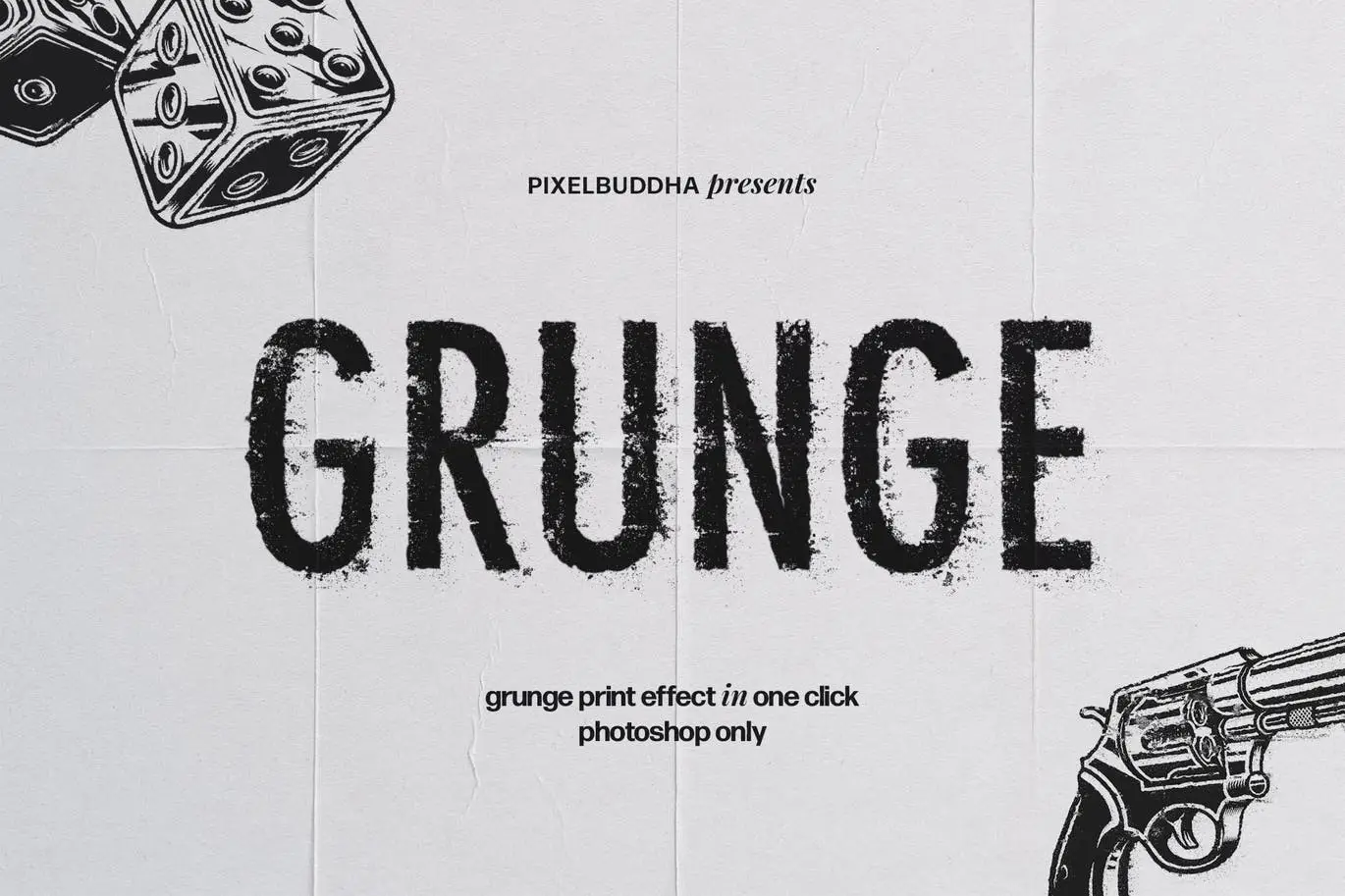 Grunge Print Effect for Photoshop