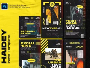 haidey techwear instagram template1