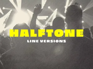 halftone lines photo effect1