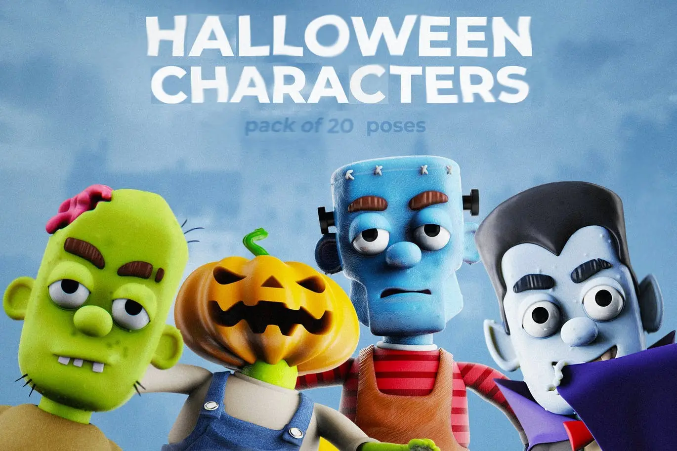 Halloween Characters Pack