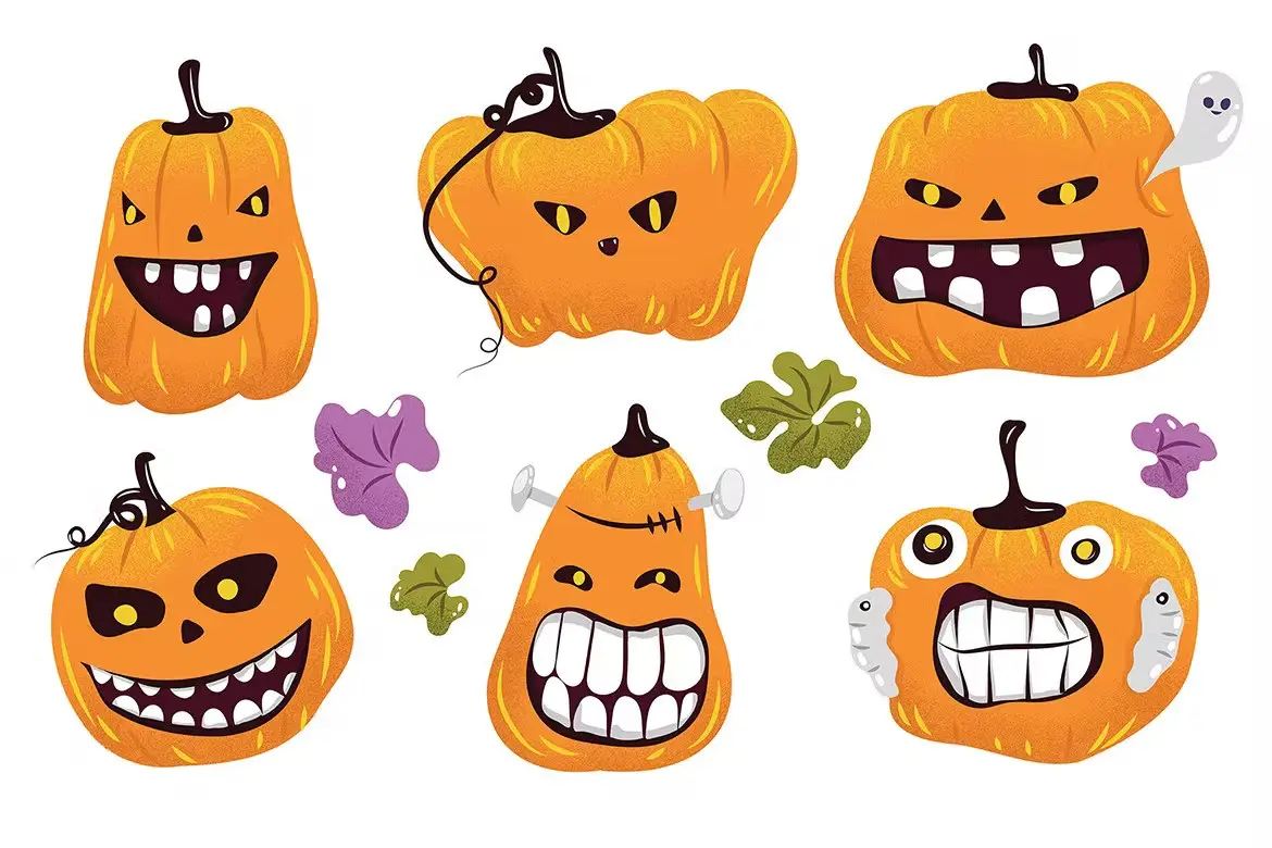 Halloween Graphics & Cartoon Clipart Pack 11 halloween graphics cartoon clipart pack04