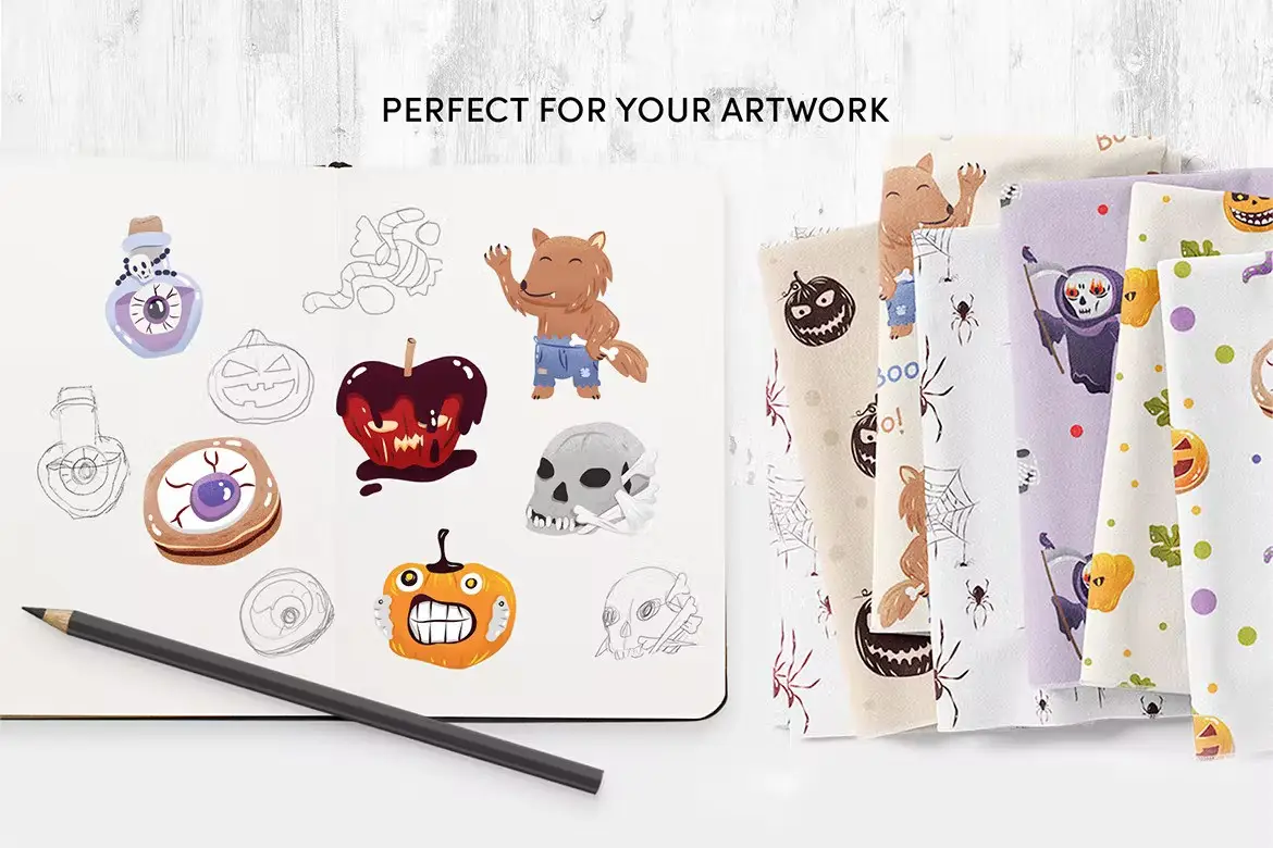 Halloween Graphics & Cartoon Clipart Pack 6 halloween graphics cartoon clipart pack15
