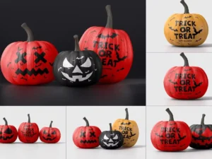 halloween pumpkin mock up01