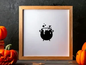 halloween silhouettes cliparts set4