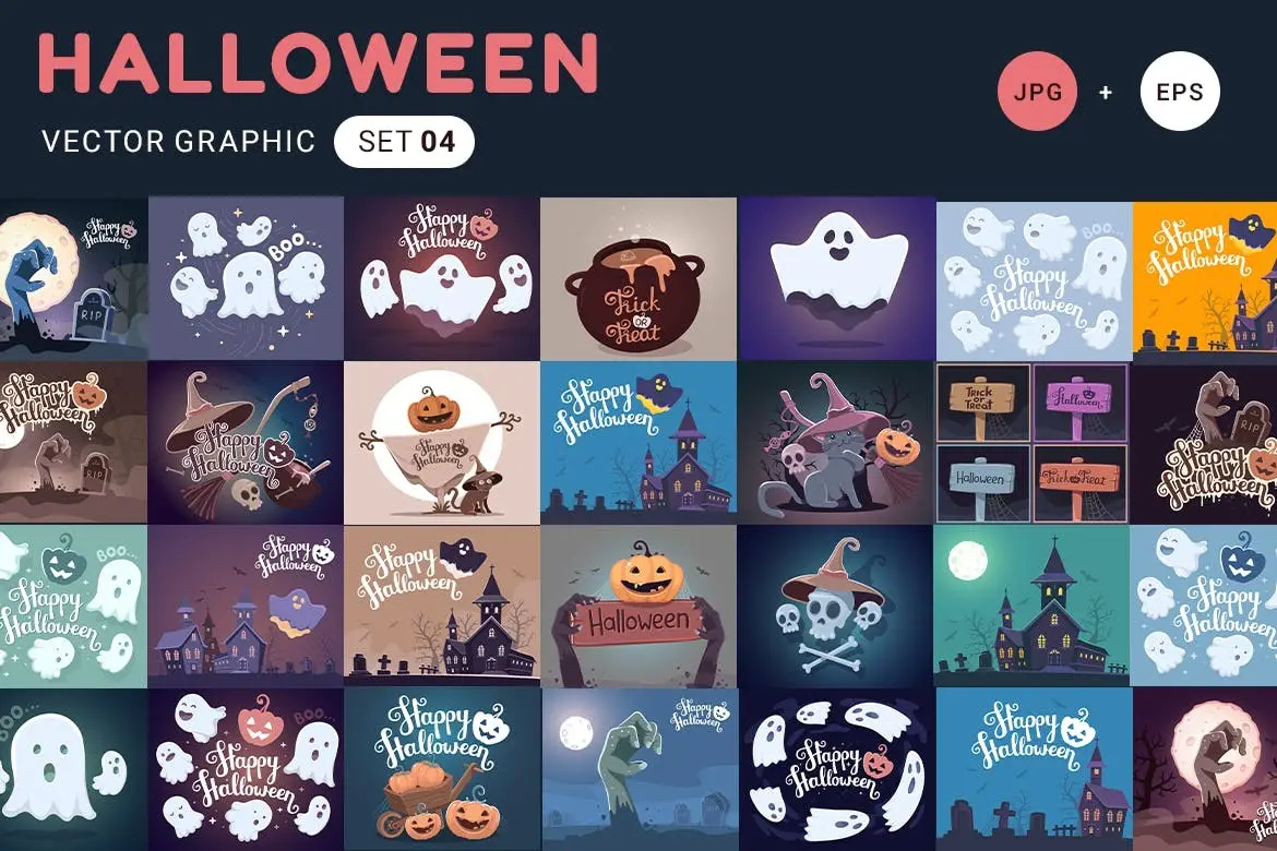 Halloween pumpkins 5 halloween vector graphic4