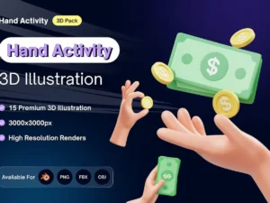 hand activity 3d icon1