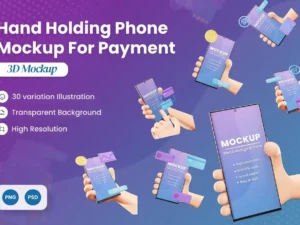 hand holding phone mockup for payment1