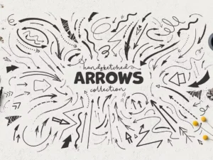 handsketched arrows and doodles1
