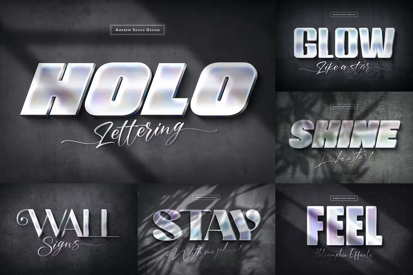 Holochrome Text Effects