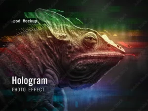 hologram photo effect1