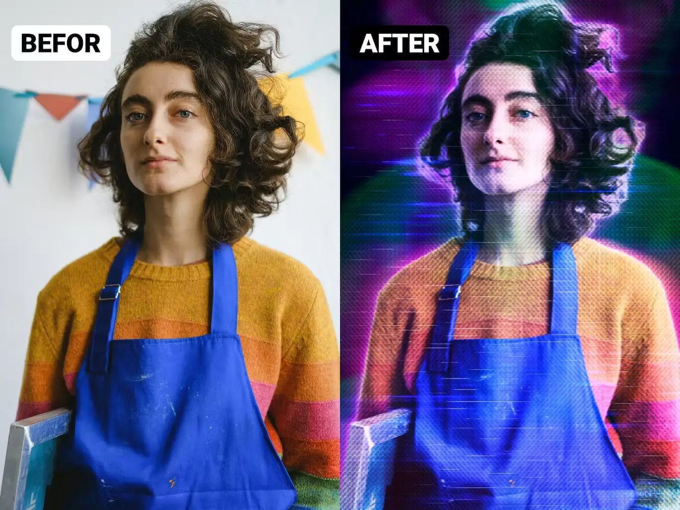 Hologram Photoshop Effect 5 hologram photoshop effect4