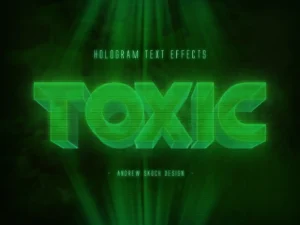 hologram text effects3