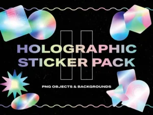 holographic sticker pack 201