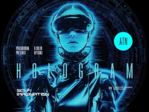 hud hologram photoshop action1