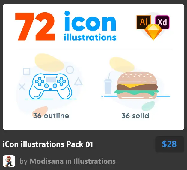 iCon illustrations Pack 01
