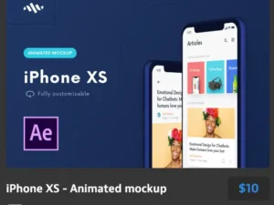 iphone xs animated mockup