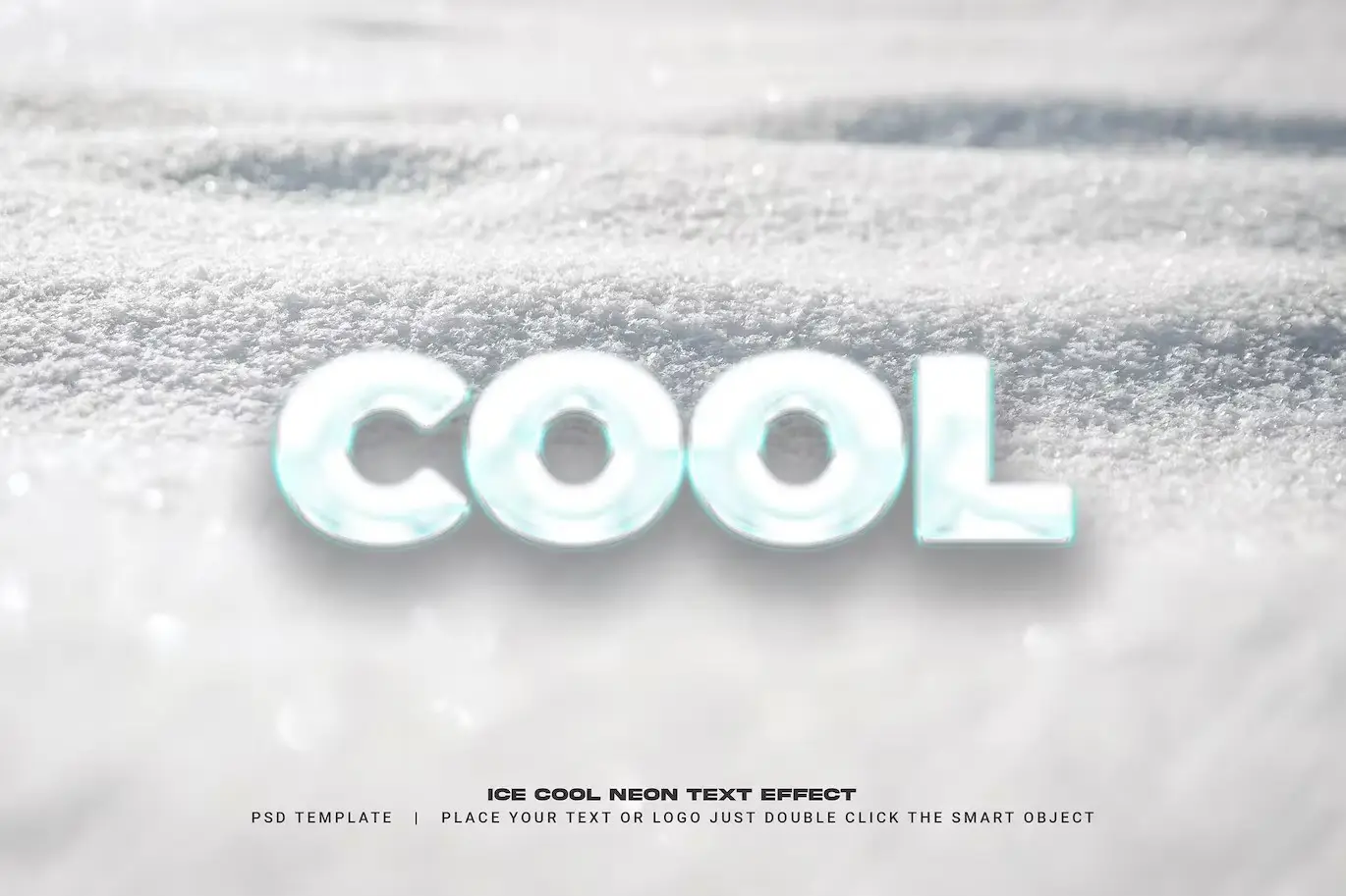 Ice Cool Neon Text Effect