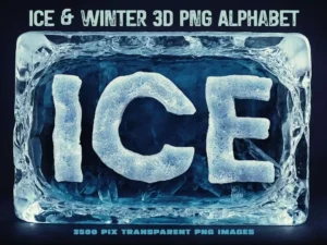ice or water png alphabet1