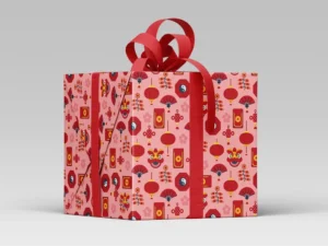iconic lunar new year seamless pattern2
