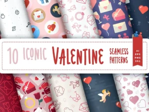 iconic valentine seamless pattern1 2
