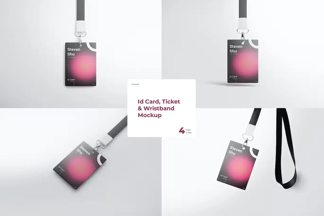 Id Badge Mockup