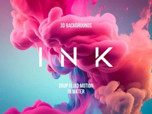 ink drop fluid motion in water backgrounds01
