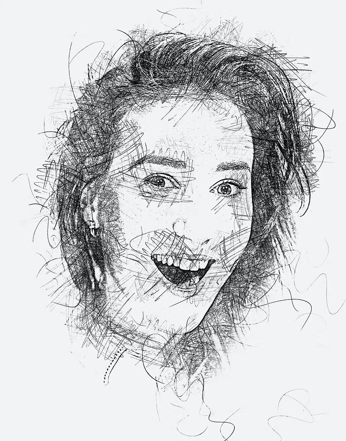 Ink Pen Sketch Photoshop Action 8 ink pen sketch photoshop action9