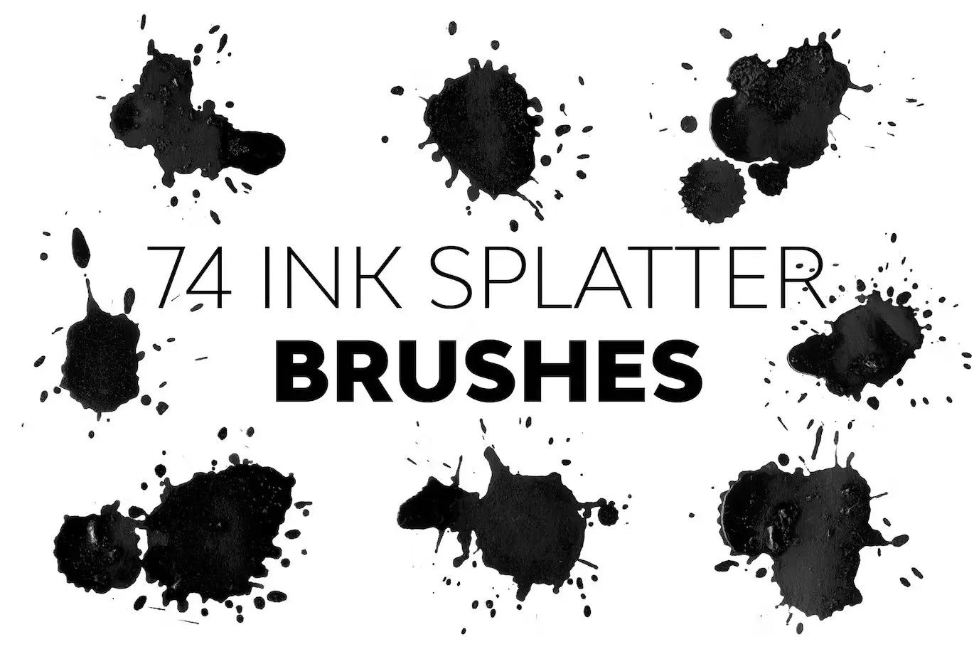 Ink Splatter Brushes for Procreate