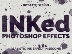 inked photoshop effect kit1