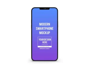 iphone 13 mockup smartphone template set02