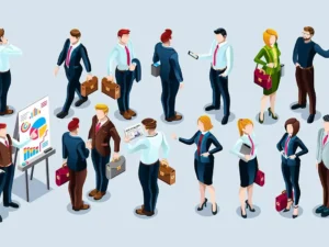 isometric people set1