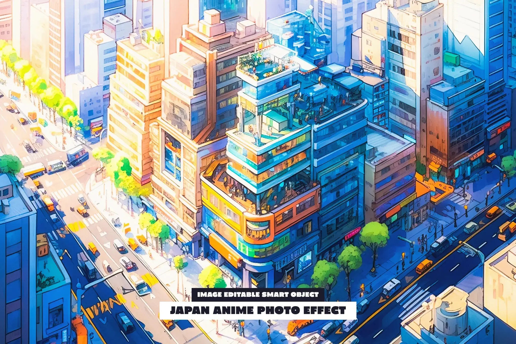 Japan Anime Photo Effect
