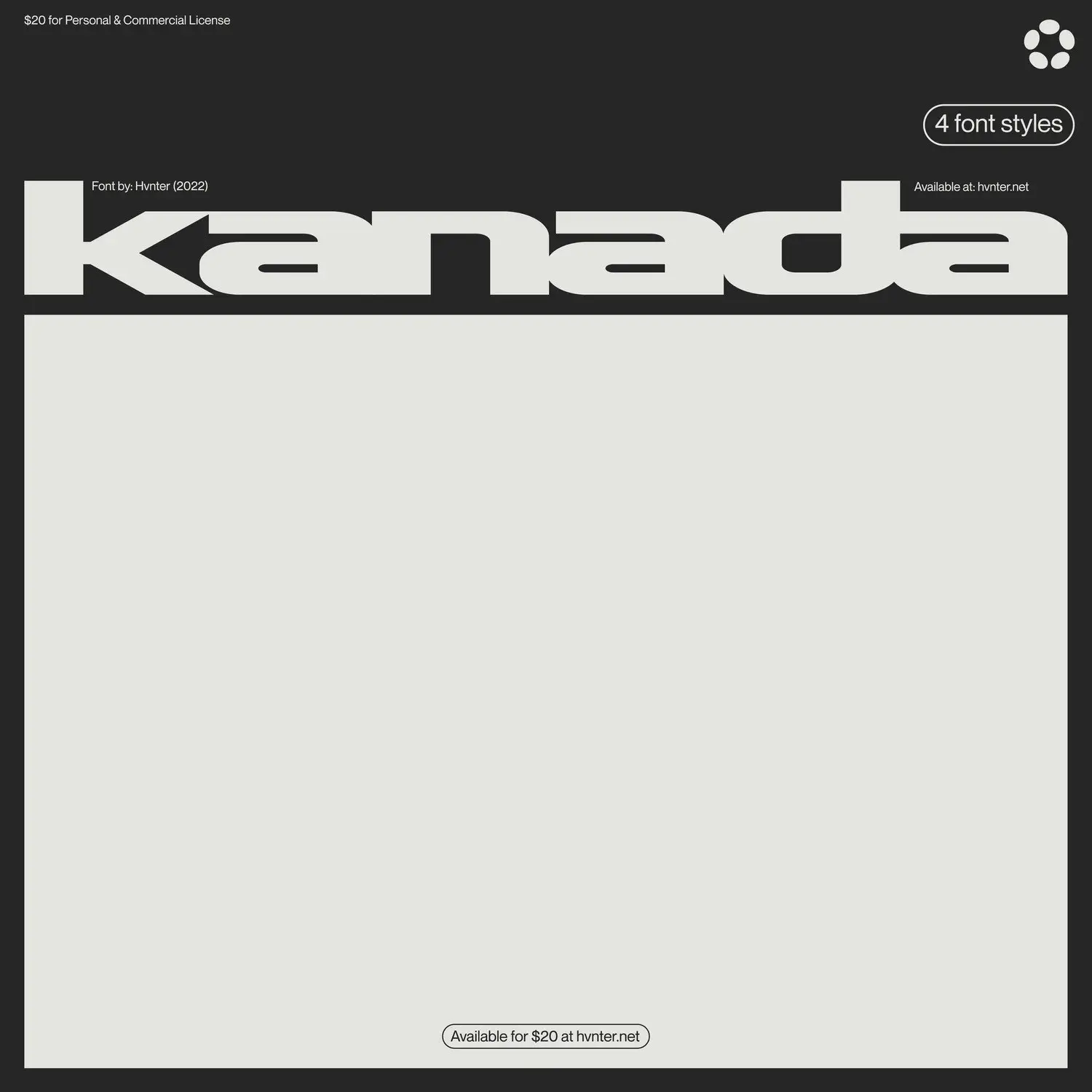 Kanada Typeface 1 kanada by hvnter