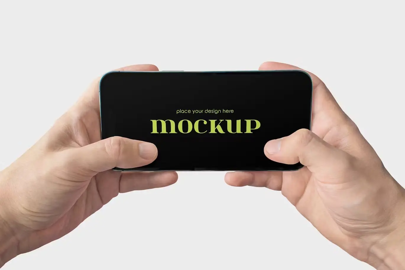 Landscape iPhone Mockup