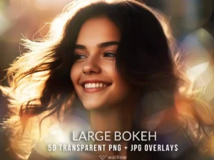 large foreground transparent png bokeh overlays1