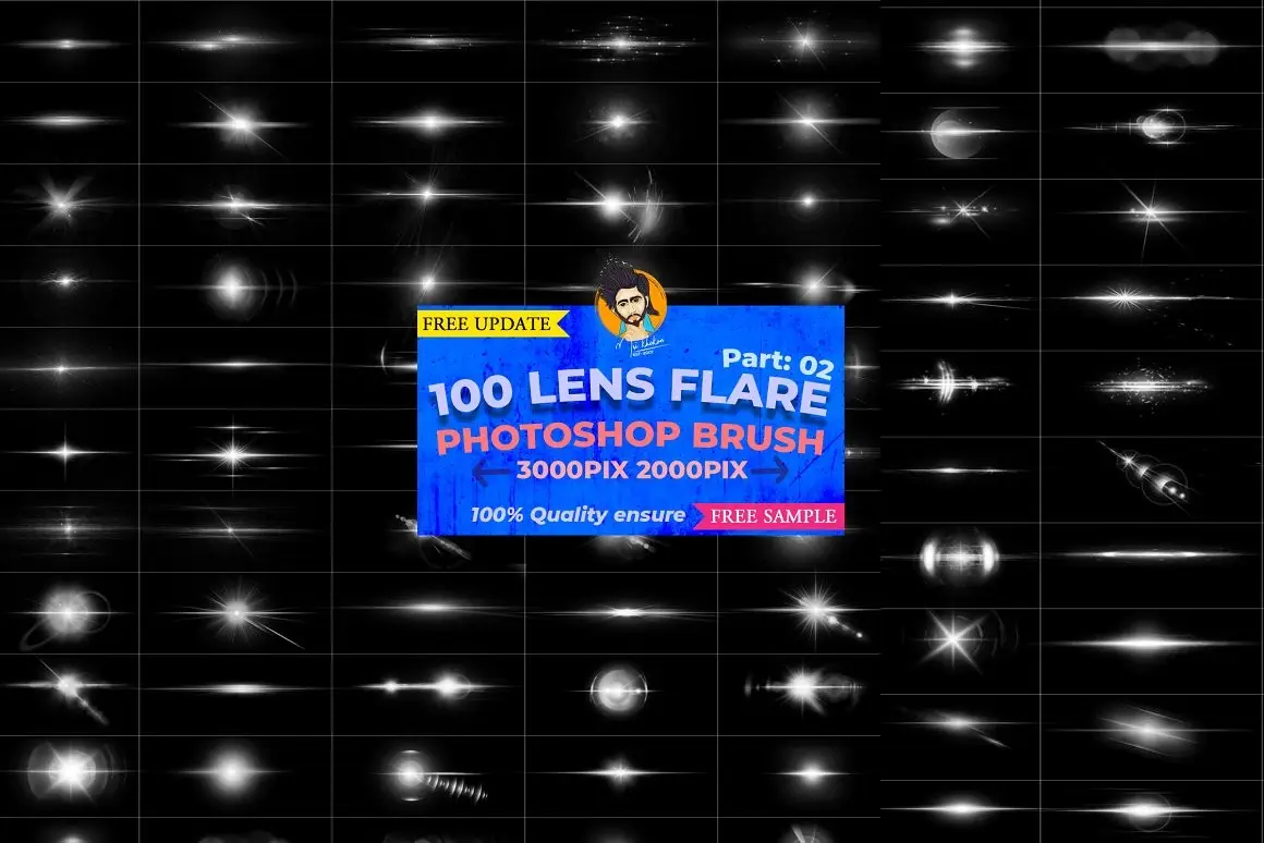 Lens Flare Brush Photoshop
