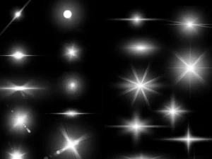 lens flare stars photoshop brushes 2