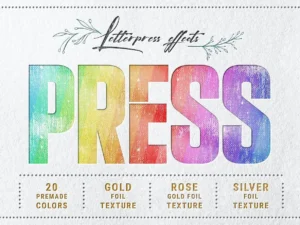letterpress text logo psd mockups1